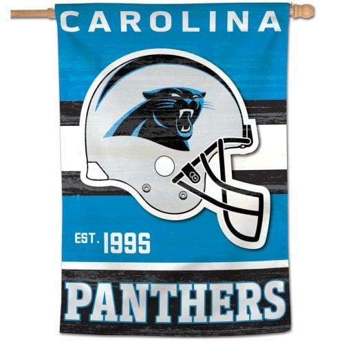 Carolina Panthers Flag Classic Logo Vertical House Banner heartlandflags