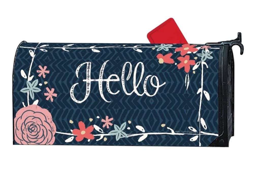 Charming Rose Mailbox Cover Mailwrap Hello heartlandflags