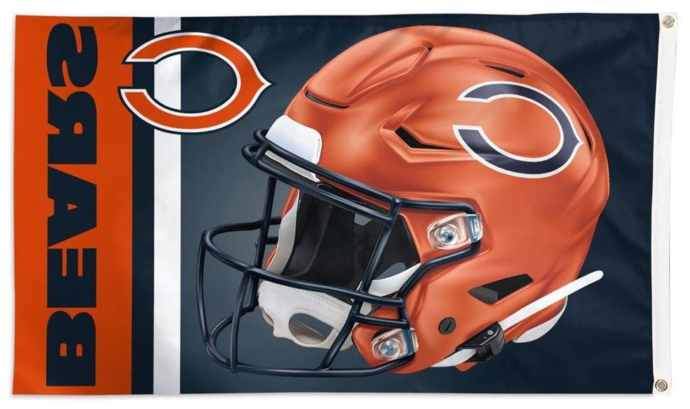 Chicago Bears Flag 3x5 Alternate Helmet heartlandflags