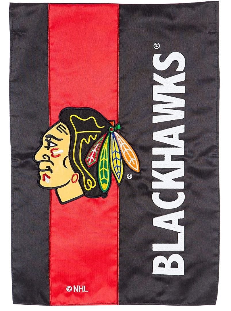 Chicago Blackhawks Flag 2 Sided Applique House Banner heartlandflags