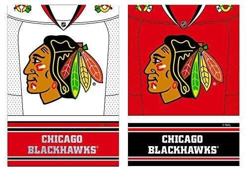 Chicago Blackhawks House Flag 2 Sided NHL Jersey Banner heartlandflags