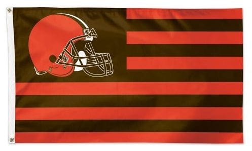 Cleveland Browns Flag 3x5 Americana Stripes heartlandflags