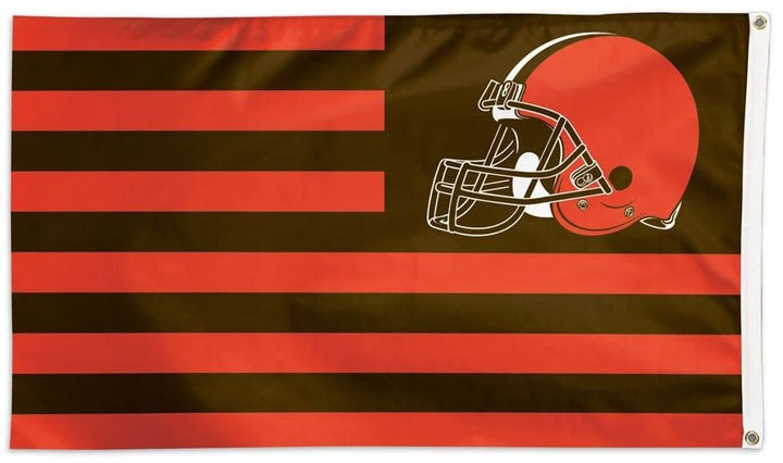 Cleveland Browns Flag 3x5 Americana Stripes heartlandflags