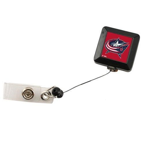 Columbus Blue Jackets Reel Retractable ID Badge Holder heartlandflags