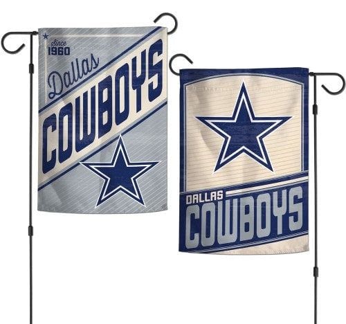 Dallas Cowboys Garden Flag 2 Sided Retro Classic Logo heartlandflags