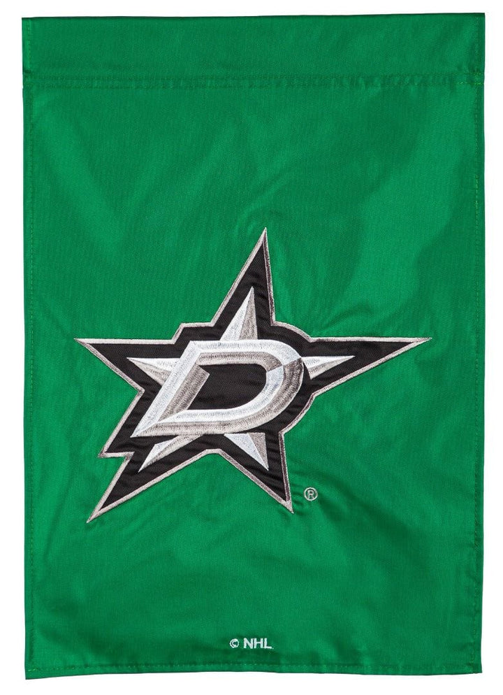 Dallas Stars Garden Flag 2 Sided Applique heartlandflags