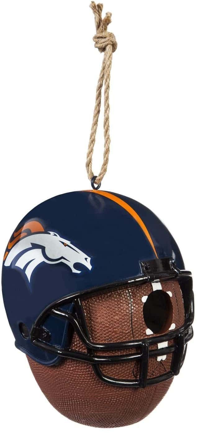 Denver Broncos Helmet Football Hanging Birdhouse heartlandflags