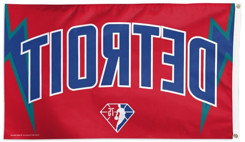 Detroit Pistons Flag 3x5 City Logo heartlandflags