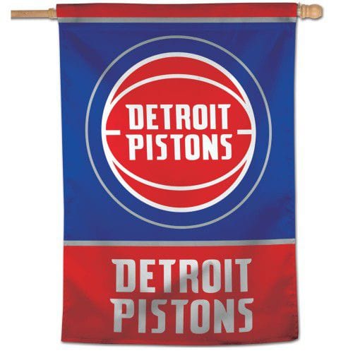 Detroit Pistons Flag Vertical House Banner heartlandflags