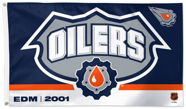 Edmonton Oilers Flag 3x5 Special Edition Logo 2023 heartlandflags