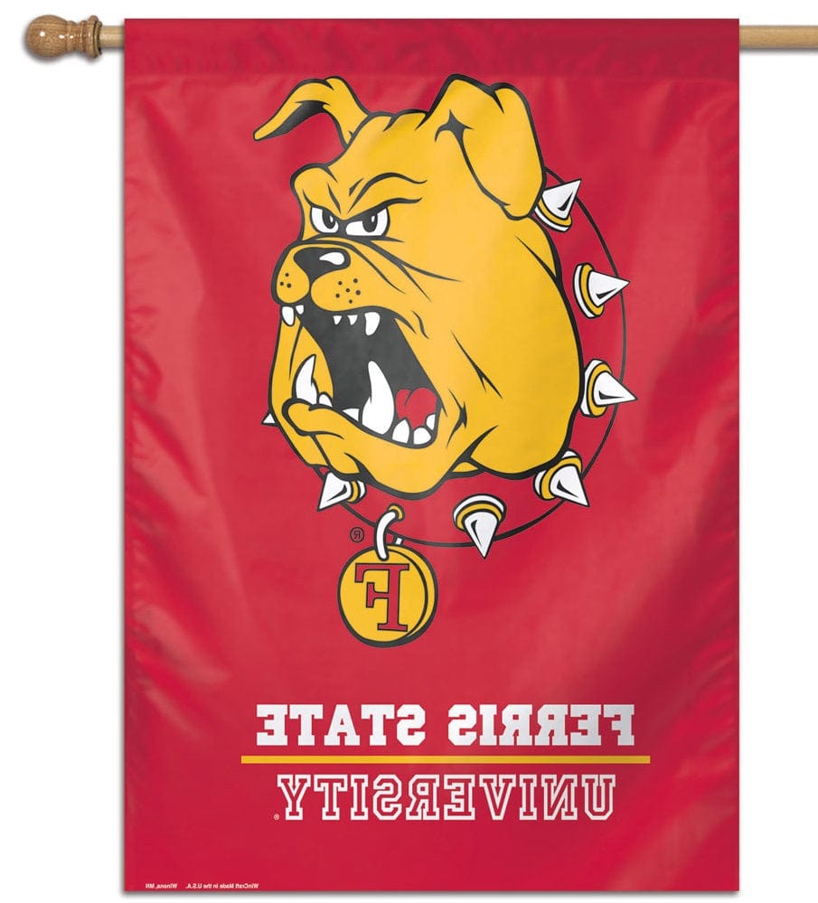 Ferris State University Flag House Banner Logo heartlandflags