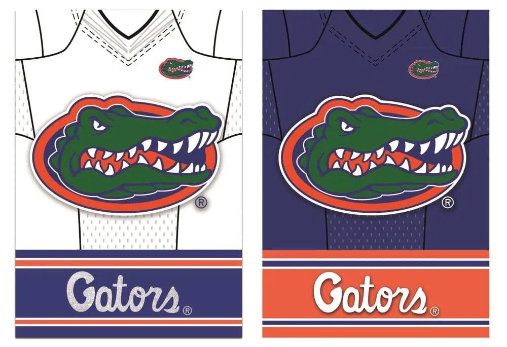 Florida Gators Garden Flag 2 Sided Foil Jersey heartlandflags