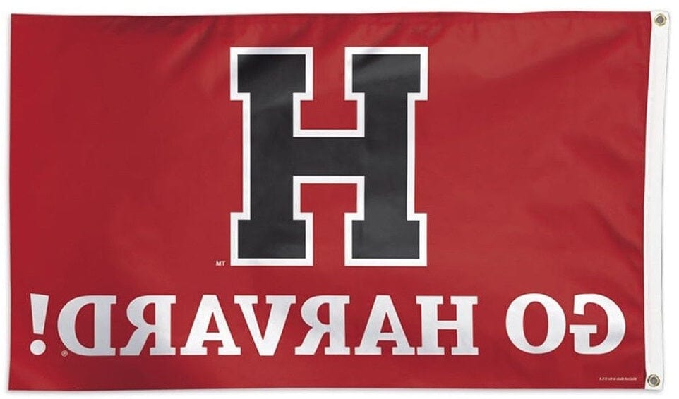 Go Harvard Flag 3x5 Slogan heartlandflags