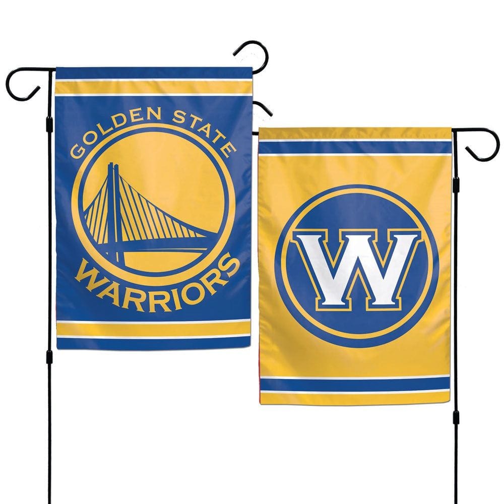 Golden State Warriors Garden Flag 2 Sided Design heartlandflags