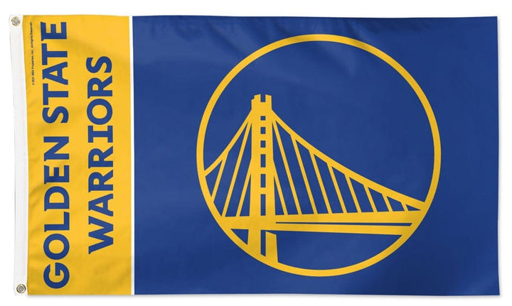 Golden State Warriors Team Block Flag 3x5 Logo heartlandflags