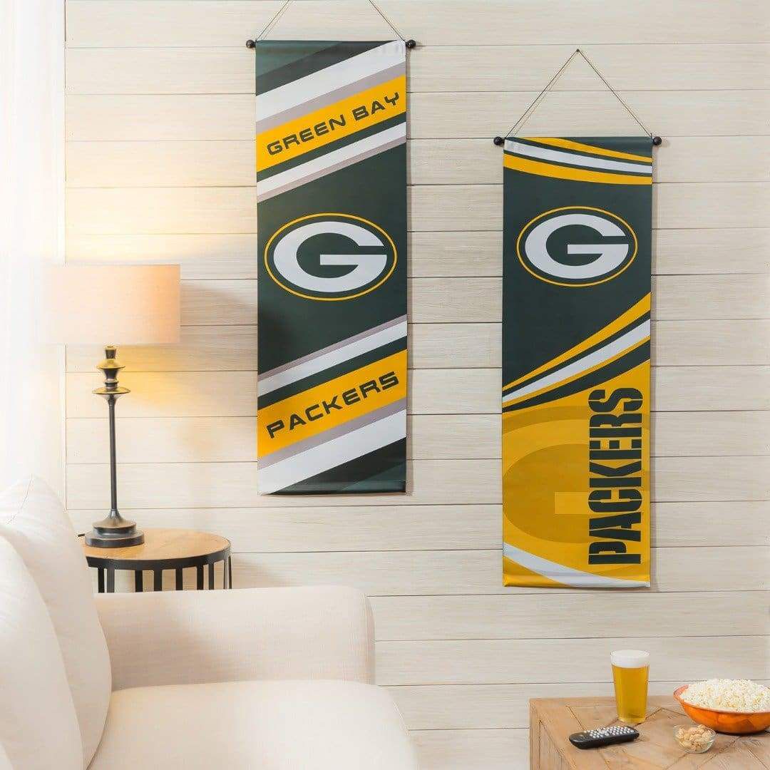 Green Bay Packers Flag 2 Sided Dowel Wall Banner heartlandflags