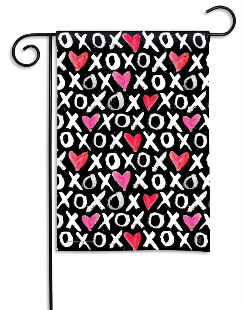 Hearts Hugs and Kisses Garden 2 Sided Courtney Morgenstern heartlandflags