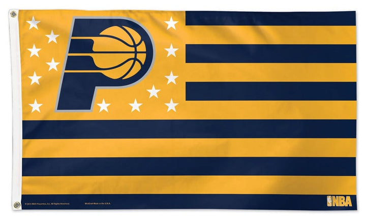 Indiana Pacers Flag 3x5 Stars and Stripes Americana heartlandflags