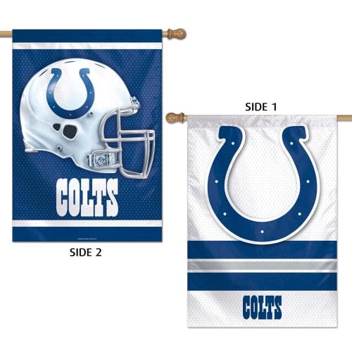 Indianapolis Colts Flag 2 Sided House Banner Two Designs heartlandflags