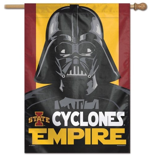 Iowa State Cyclones Empire Flag Vertical Star Wars House Banner heartlandflags