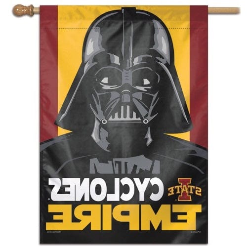 Iowa State Cyclones Empire Flag Vertical Star Wars House Banner heartlandflags