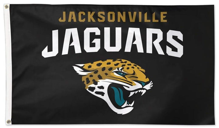 Jacksonville Jaguars Flag 3x5 Logo Black heartlandflags