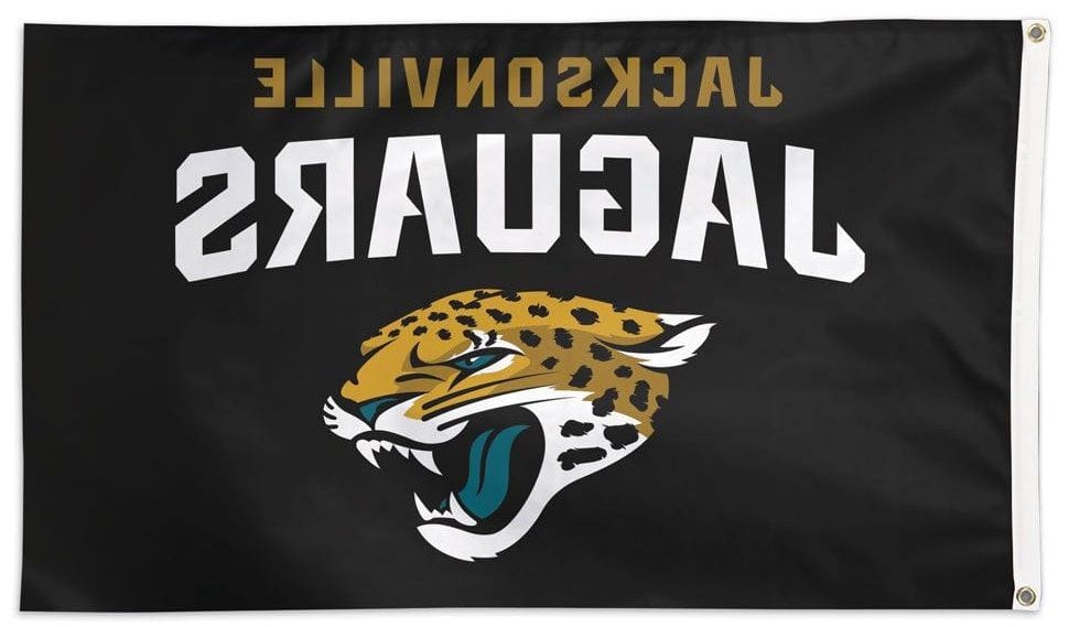 Jacksonville Jaguars Flag 3x5 Logo Black heartlandflags