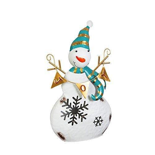 Joy Metal Snowman LED Christmas Statue heartlandflags