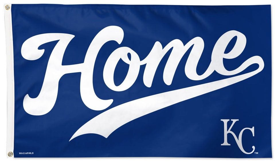 Kansas City Royals Flag 3x5 Home KC Logo heartlandflags