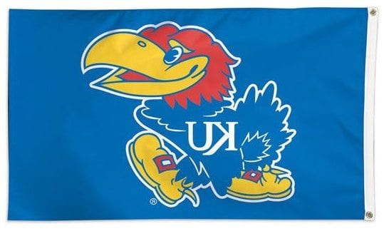 Kansas Jayhawks Flag 3x5 Logo Only heartlandflags