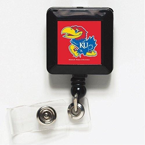 Kansas Jayhawks Retractable ID Badge Holder Reel heartlandflags