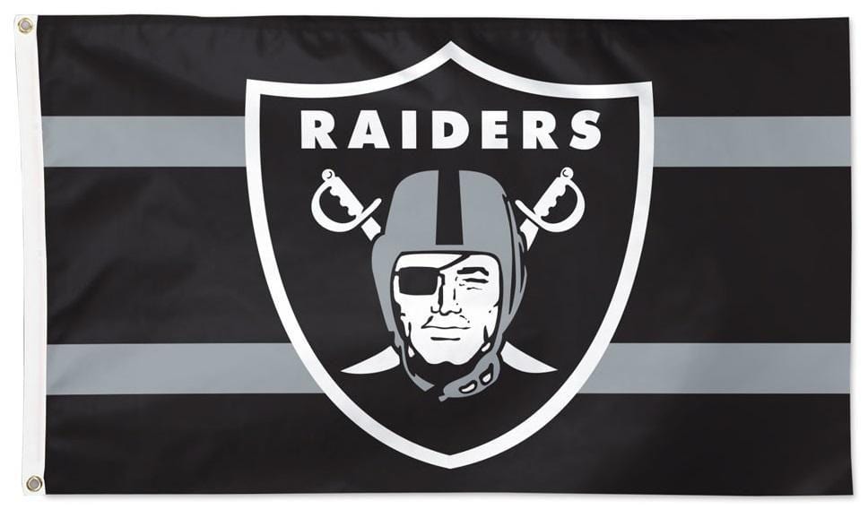 Las Vegas Raiders Flag 3x5 Home Stripe heartlandflags