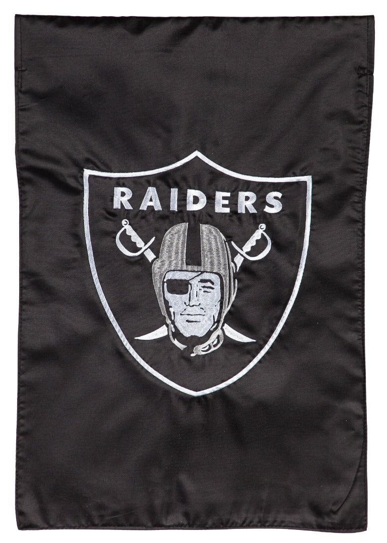 Las Vegas Raiders Garden Flag Applique 2 Sided heartlandflags