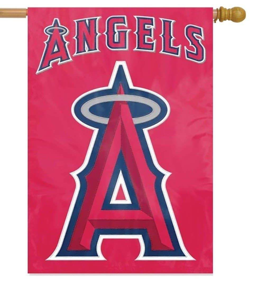 Los Angeles Angels Flag 2 Sided Applique heartlandflags