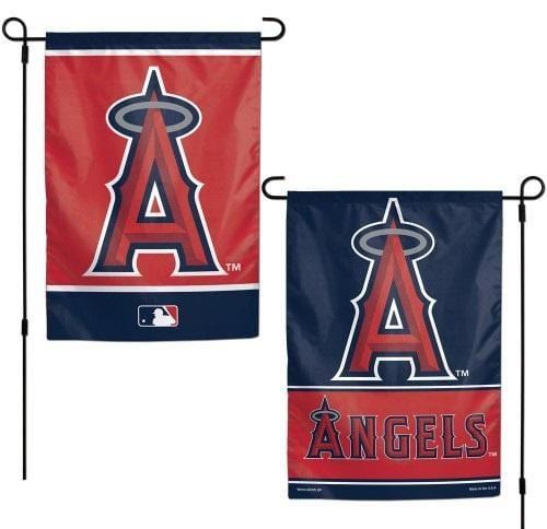 Los Angeles Angels Garden Flag 2 Sided Logo heartlandflags