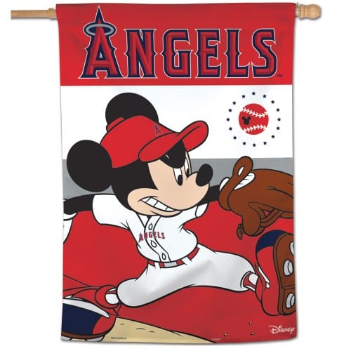 Los Angeles Angels of Anaheim Banner Flag Mickey Mouse heartlandflags