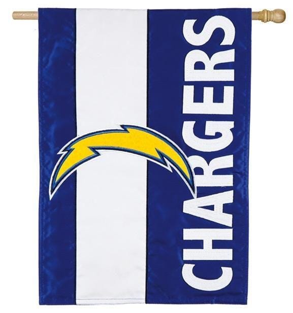 Los Angeles Chargers Flag 2 Sided Applique House Banner heartlandflags