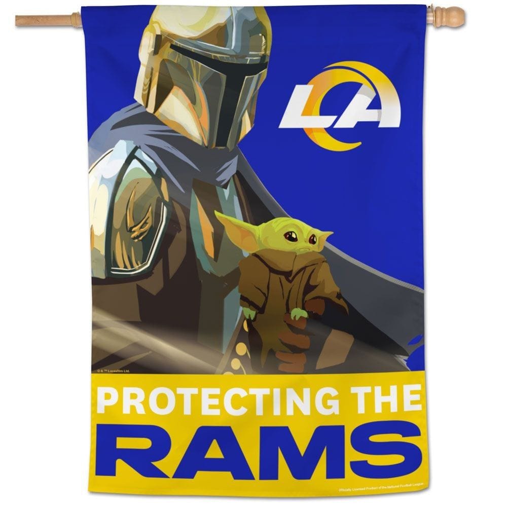 Los Angeles Rams Flag Mandalorian Protecting heartlandflags