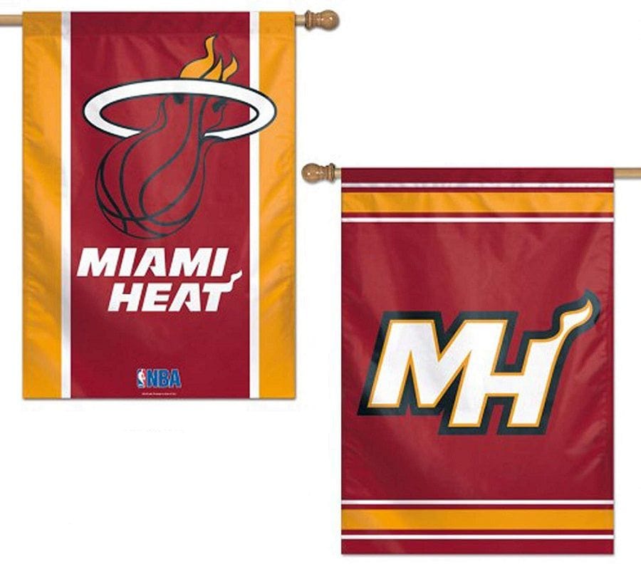 Miami Heat Flag 2 Sided Vertical House Banner heartlandflags