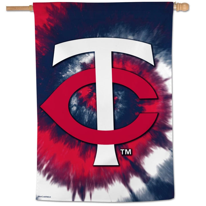 Minnesota Twins Banner Tie Dye Logo heartlandflags