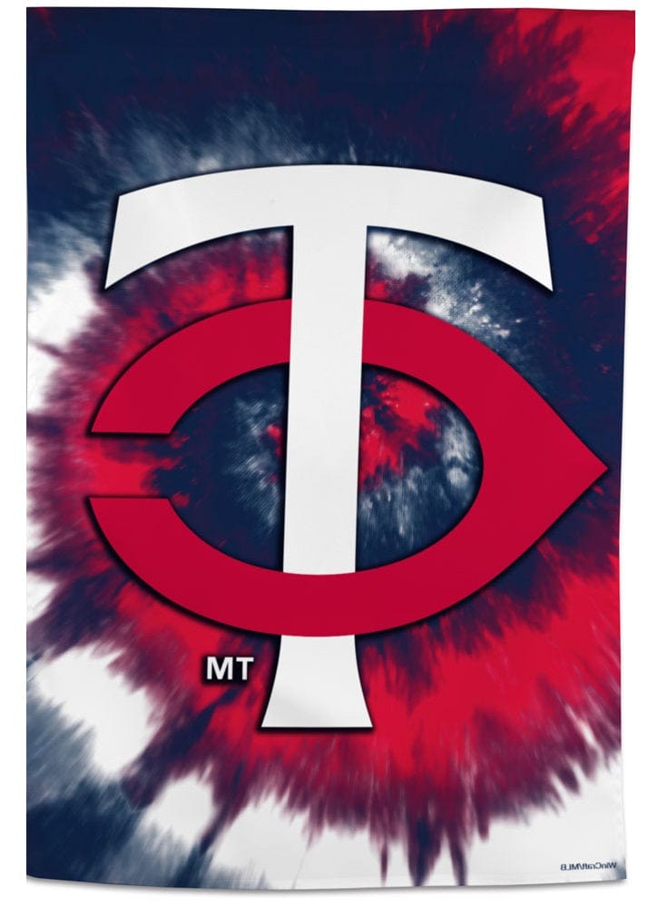 Minnesota Twins Banner Tie Dye Logo heartlandflags