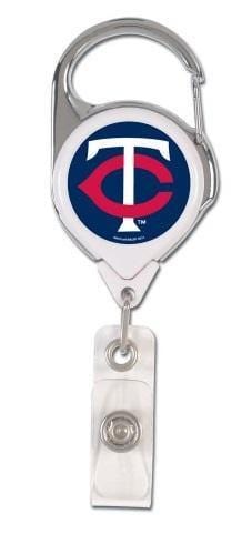 Minnesota Twins Reel 2 Sided TC Logo Badge Holder ID heartlandflags