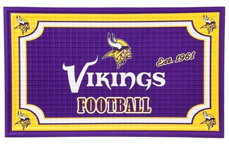 Minnesota Vikings Doormat Embossed heartlandflags