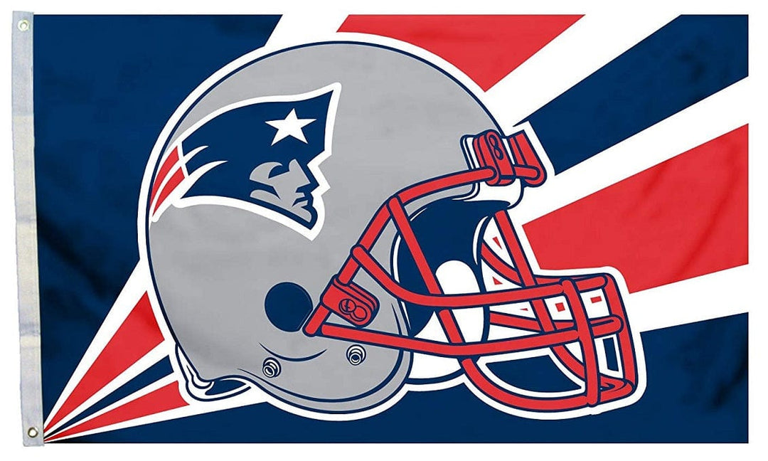 New England Patriots Flag 3x5 Helmet heartlandflags