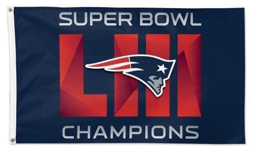 New England Patriots Flag 3x5 Super Bowl LIII Champions heartlandflags