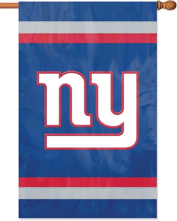 New York Giants Flag 2 sided Applique House Banner Logo heartlandflags