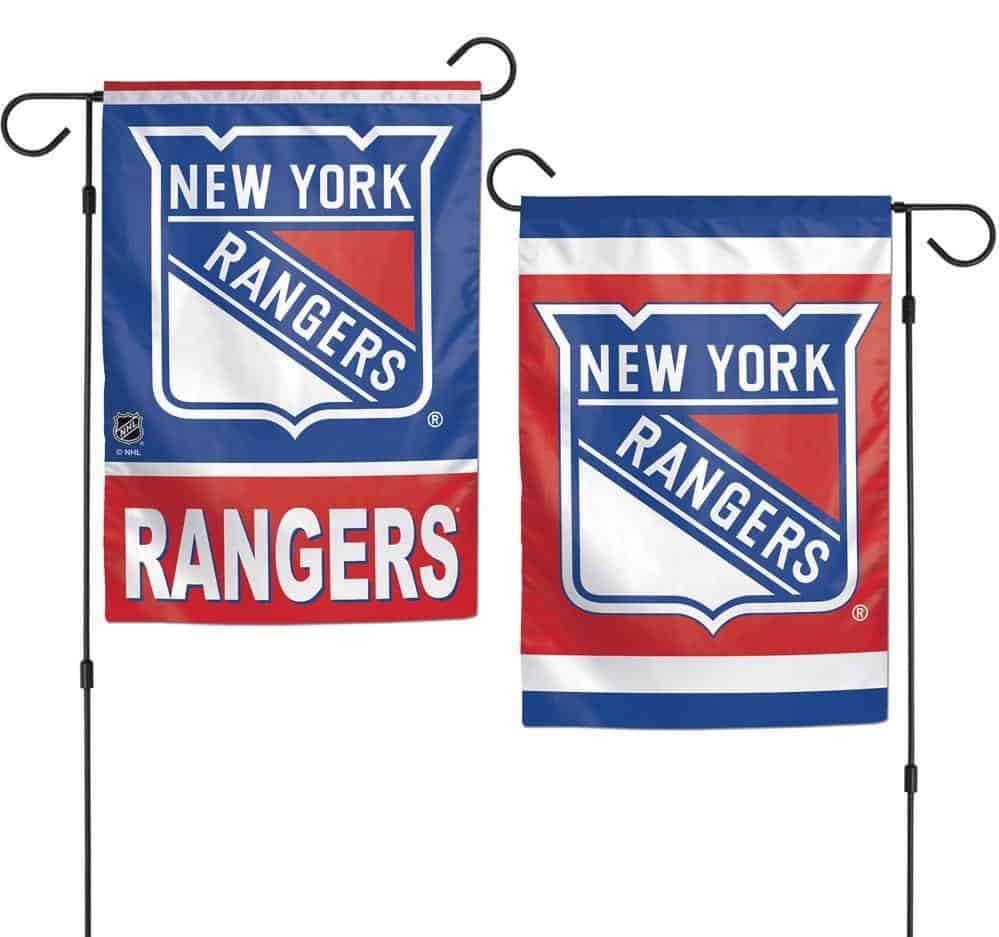 New York Rangers Garden Flag 2 Sided Logo heartlandflags