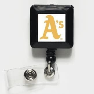 Oakland Athletics Reel Retractable Badge Holder heartlandflags