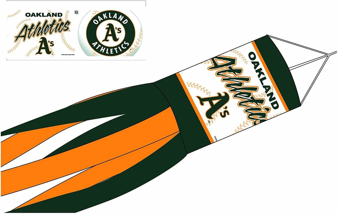 Oakland Athletics Windsock 57 Inches Long heartlandflags