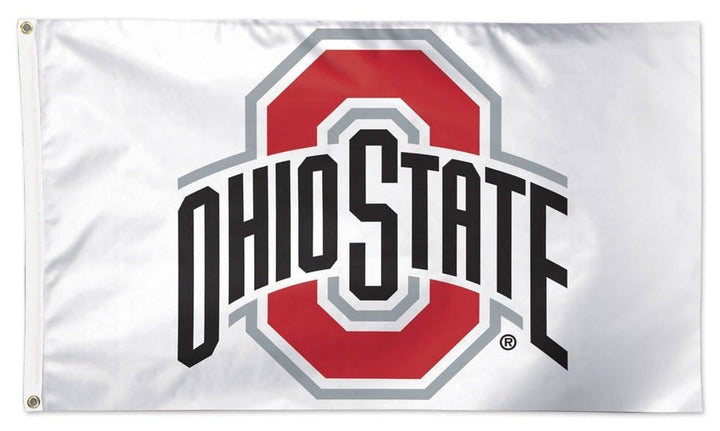 Ohio State Buckeyes Flag 3x5 White heartlandflags